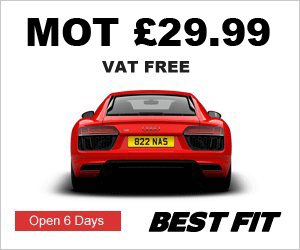 MOT in Glasgow for all vehicles only �29.99 at Best Fit - MOT VAT Free